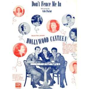  Cole Porters Dont Fence Me In Vintage Sheet Music from 