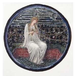  Love In a Tangle by Sir Edward Burne Jones. Size 15.38 X 