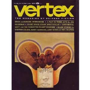 Vertex Science Fiction, August 1974 (Vol. 2, No. 3) Erich von Daniken 