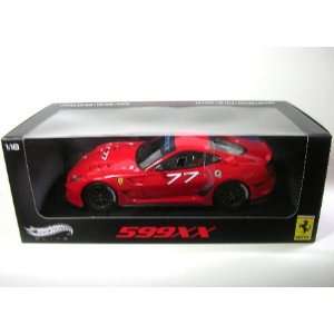    Hot Wheels Elite 1/18 Felipe Massa #77 Ferrari 599XX Toys & Games