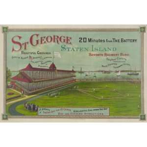   Baseball game being played at St. George Park   20x30