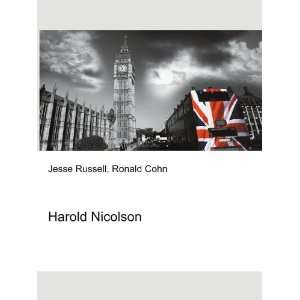  Harold Nicolson Ronald Cohn Jesse Russell Books