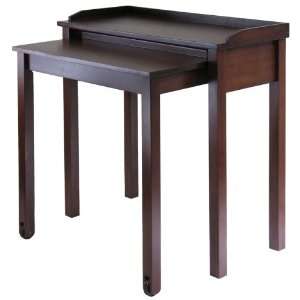  Kendall Expandable Desk (Antique Walnut) (32.9H x 35.4W 