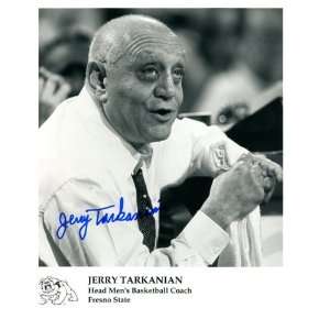  Jerry Tarkanian Autographed/Hand Signed Fresno State Coach 