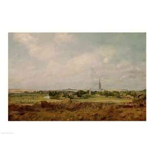  Salisbury Finest LAMINATED Print John Constable 24x18