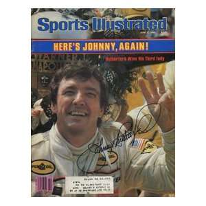  Johnny Rutherford Autographed Sports Illustrated 1980 