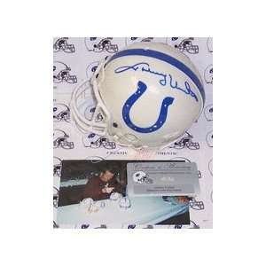 Johnny Unitas Autographed Baltimore Colts Mini Football Helmet