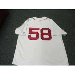 Jonathan Papelbon Autographed Uniform   #58   Autographed MLB Jerseys