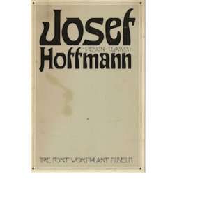  Josef Hoffmann Design Classics David Gebhard Books