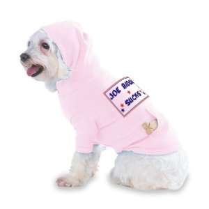 JOE BIDEN SUCKS Hooded (Hoody) T Shirt with pocket for your Dog or Cat 