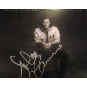 Julian Lennon Valotte Autographed Record Album Hand Signed By Julian 