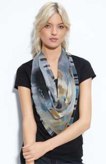 Eyeful Floral Square Chiffon Scarf  