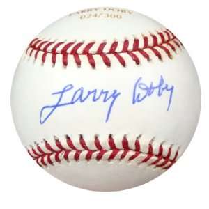 Larry Doby Autographed MLB Baseball #24/300 PSA/DNA #K86109