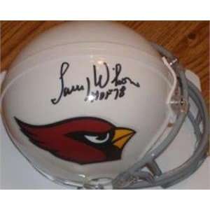  Larry Wilson autographed Football Mini Helmet (St. Louis 