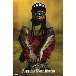 Lil Wayne   Music / Personality Poster (Americas Most Wanted) (Size 