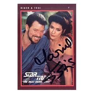 Marina Sirtis Autographed / Signed 1991 Paramount No.272 Star Trek 