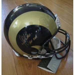 Marshall Faulk Autographed Helmet   Authentic   Autographed NFL 