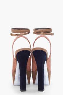 Yves Saint Laurent Suede Purple Toe Obsession Heels for women  