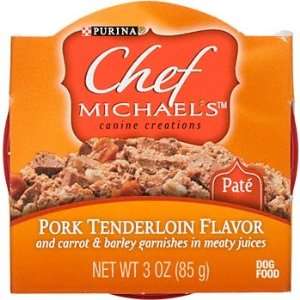 Purina Chef Michaels Canine Creations Pork Tenderloin Pate Canned Dog 