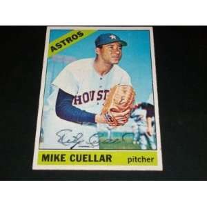 Orioles Mike Cuellar Auto Signed 1966 Topps #566 JSA R   Signed MLB 