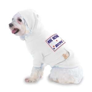MIKE HUCKABEE ROCKS Hooded T Shirt for Dog or Cat X Small (XS) White