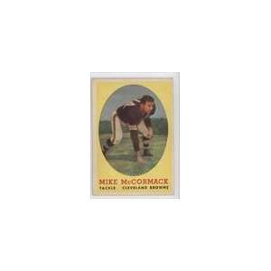  1958 Topps #59   Mike McCormack Sports Collectibles