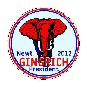 NEWT GINGRICH for PRESIDENT 2012 Political Pinback Button 1.25 Pin 