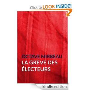   électeurs (French Edition) Octave Mirbeau  Kindle Store
