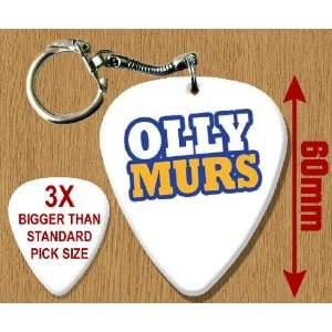  Olly Murs BIG Guitar Pick Keyring Musical Instruments