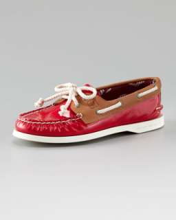 Authentic Patent Leather Boat Shoe