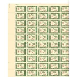 Patrick Henry Quotation Full Sheet of 50 X 4 Cent Us Postage Stamps 