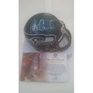  Peter Carroll Signed Seattle Seahawks Mini Helmet 