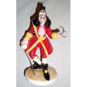  Walt Disney Peter Pan Captain Hook Ceramice Figurine 