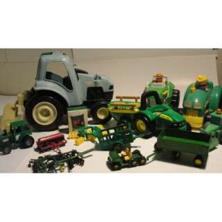 Vintage Farm Toy Lot Tractors, Diecast, Equipment Tonka, Ertl, John 