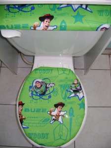 TOY STORY BUZZ STARS WOODY Toilet Seat Cover Set  