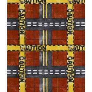  Caution Plaid Red by Robert Allen@Home Fabric