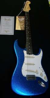 Fender Masterbuilt 63 Relic Strat   Blue Sparkle   NEW  