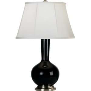  Robert Abbey Genie Silver and Black Ceramic Table Lamp 