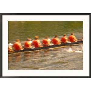  Crew Rowing, Seattle, Washington, USA Framed Photographic 