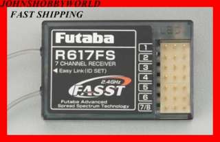 Futaba 7C 7CH 2.4GHz RADIO R617FS RECEIVER HELI MODE 2  