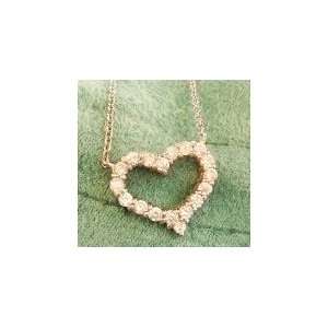  Tiffanys Rhinestonre Heart Necklace 
