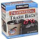 Kirkland Stronger Trash Can Bags 33 Gallon Size 90 Count 1.2 Mil Large 