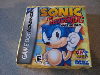 Sonic the Hedgehog Game Boy Advance GBA COMPLETE 010086600407  