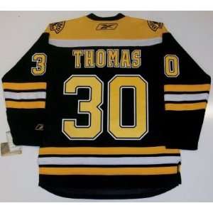 Tim Thomas Boston Bruins Home Jersey Real Rbk