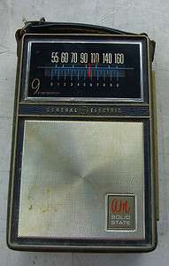 General Electric GE AM Solid State Transistor Radio  