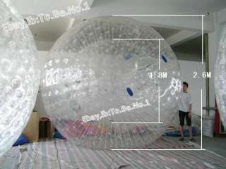 NEW 2.6M Zorb Ball Zorbing. There are gifts pvc 1.00mm  