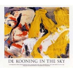  In the Sky by Willem De Kooning   26 x 31 inches   Fine 