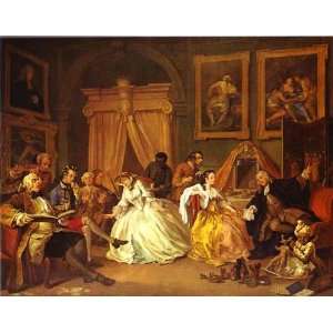 FRAMED oil paintings   William Hogarth   24 x 18 inches   The Countess 