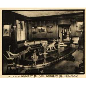  1930 Print William Wrigley Jr. Executive Office Design 