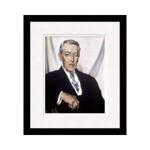 Woodrow Wilson Framed Giclee Print